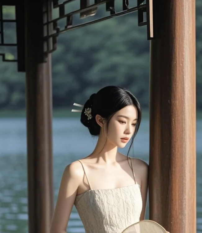 她的美，是冷清的，也是温暖的