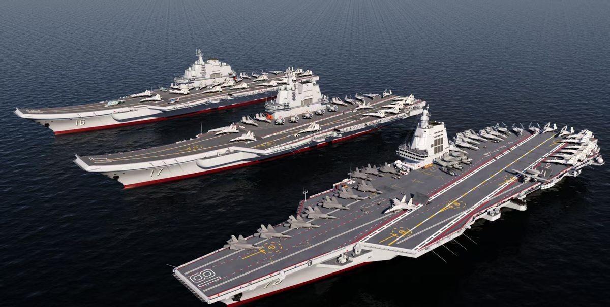 让外国人破防的不是福建舰能吃烤羊排，而是刚入列的福建舰，居然已经具备了作战能力！