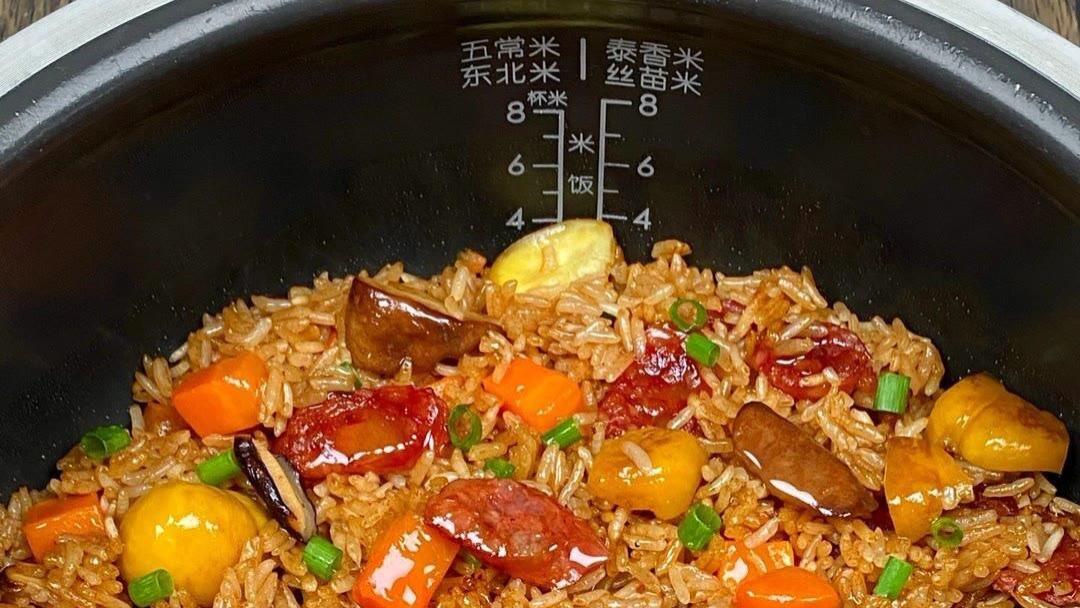 板栗焖饭：香甜软糯，一口下去幸福感爆棚！