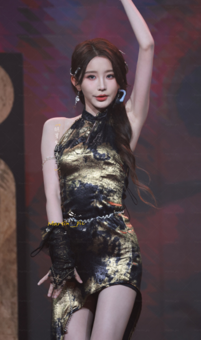 周诗雨生日会旗袍舞台生图