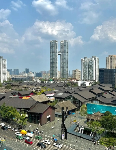 救命！成都高温把春熙路