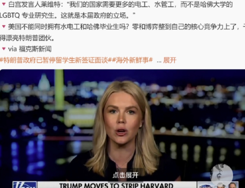 看了美国也明白了，可问题是谁去打螺丝。是莱维特，还是特朗普的孩子吗进工厂？大家一