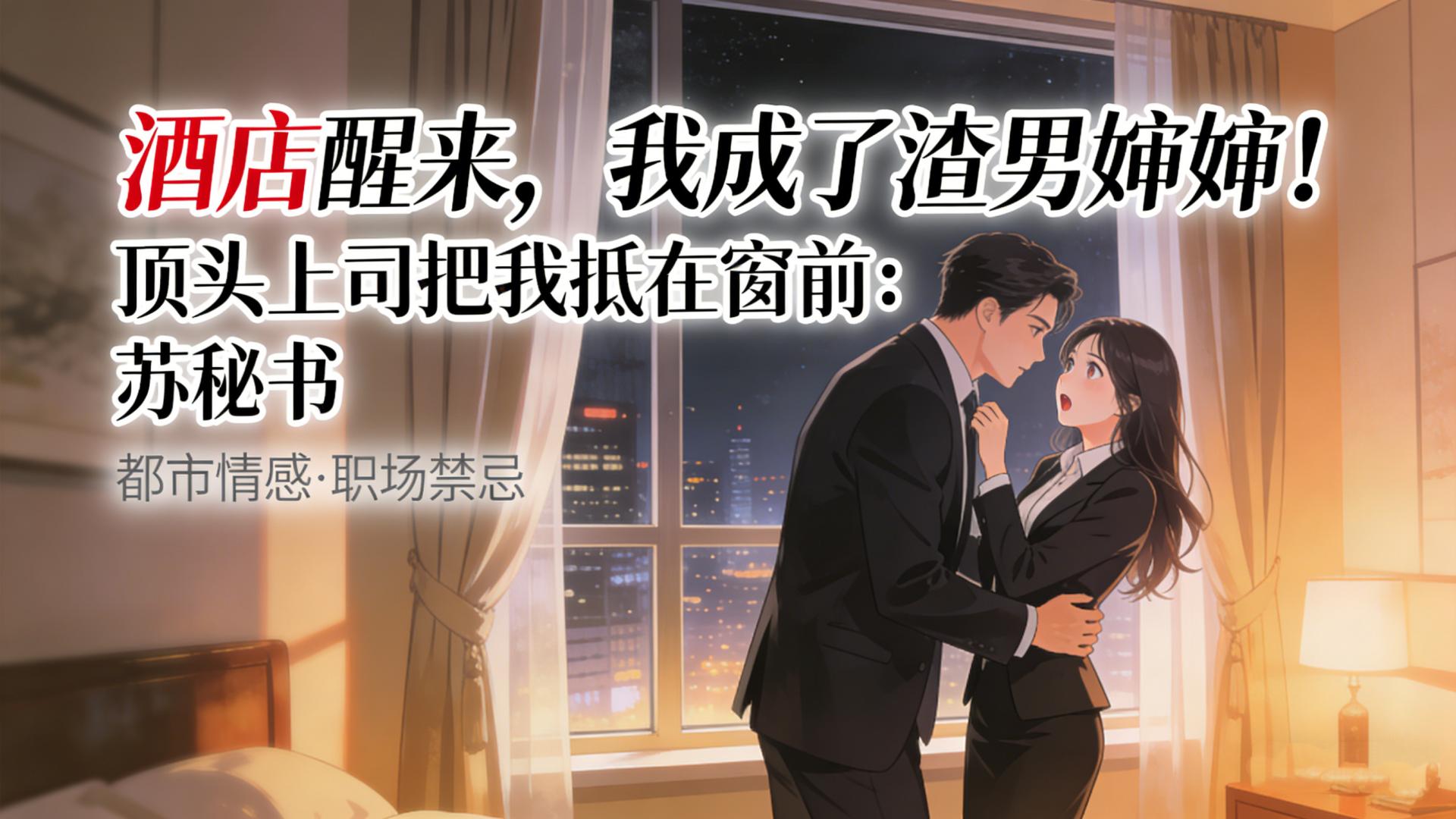 酒店醒来，我成了渣男婶婶！顶头上司把我抵在窗前：苏秘书
