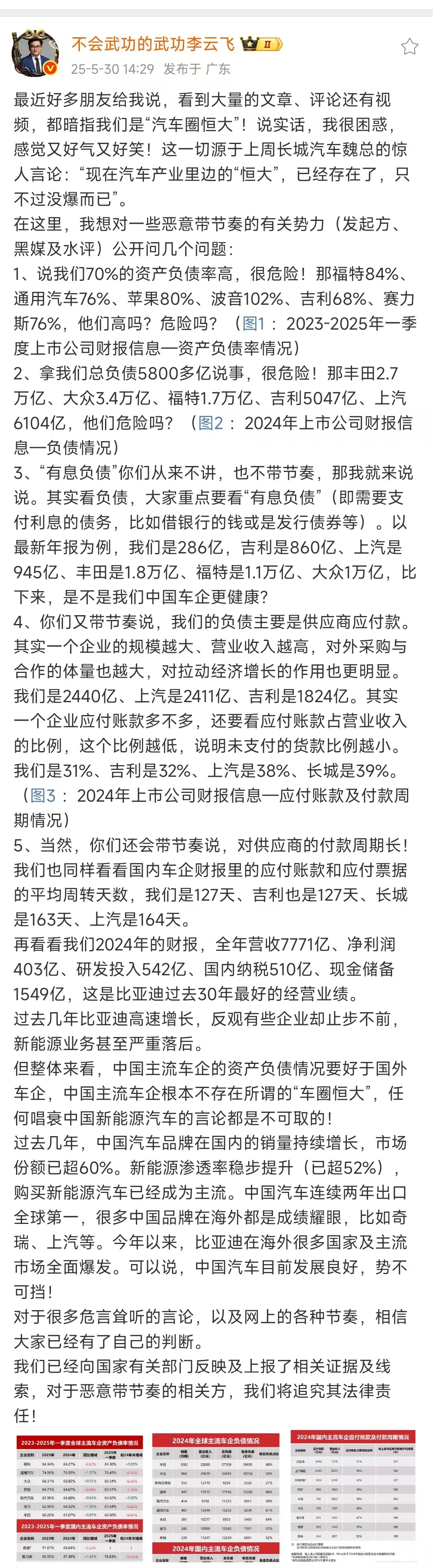 中国汽车走到今天何其不易！奉劝那些乱带节奏的人，省省吧！任何唱衰中国新能源汽车的言论，都是不可取的！