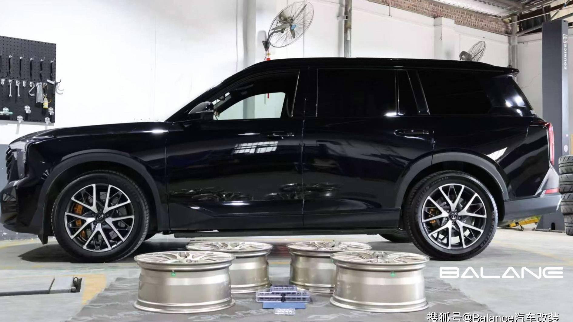 【BLC轮毂】25款广汽GS8升级BLC高强度锻造轮毂