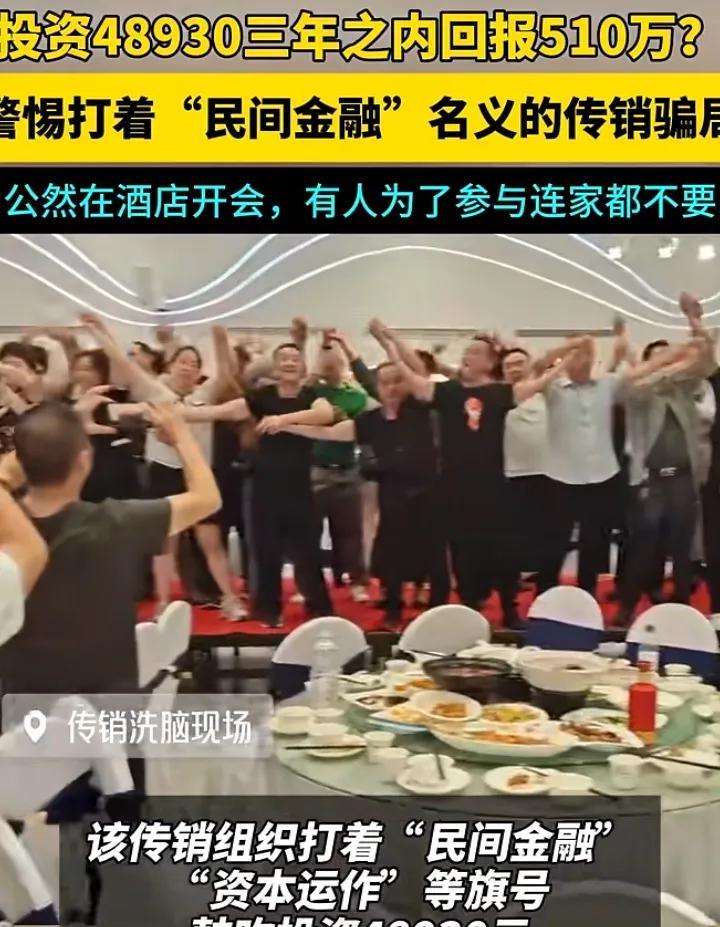 只要许以高额的利润，这片土地上的韭菜就会蜂拥而至，伸着脖子让骗子们收割。