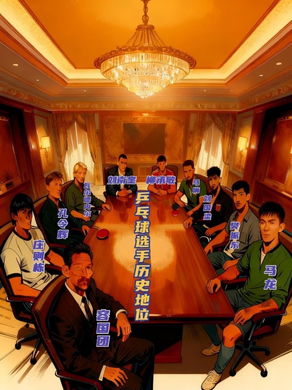 世界男乒聚会，这些人能上桌，标准是历史地位、实力和战绩，谁赞成、谁反对？#国乒#