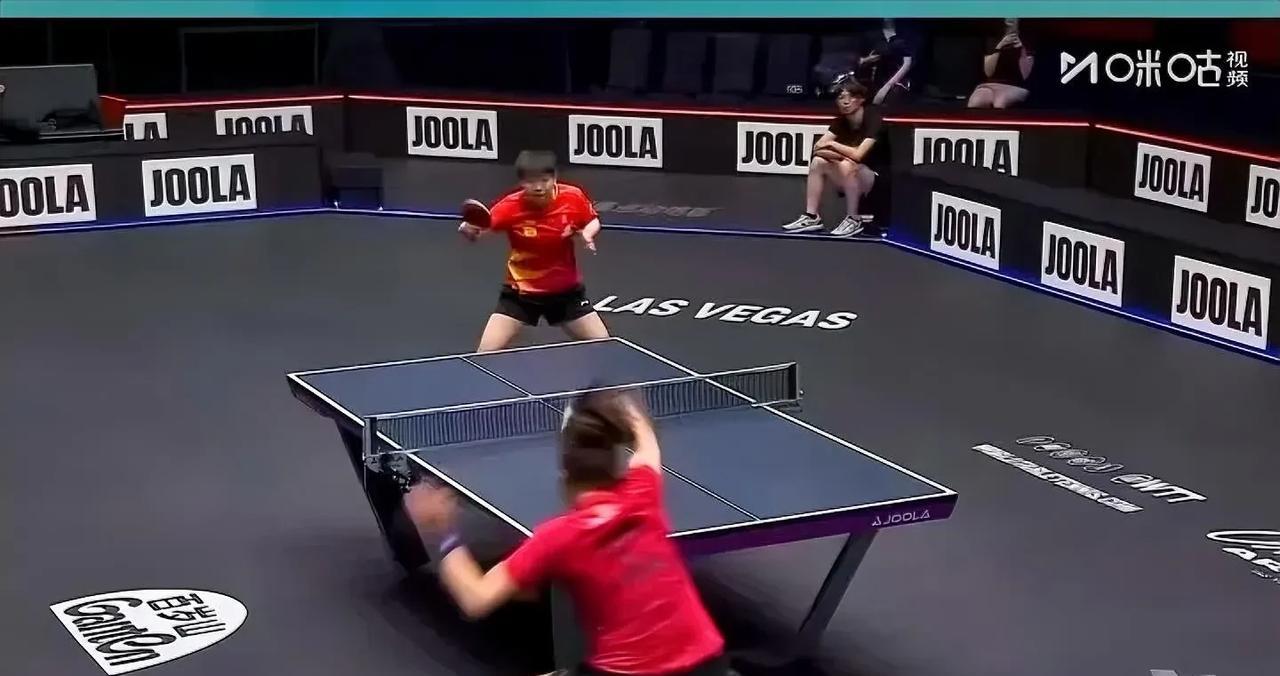 揪心啊莎莎！
恭喜你赢下了比赛！
WTT美国大满贯刚刚结束了一场女单1/16决赛