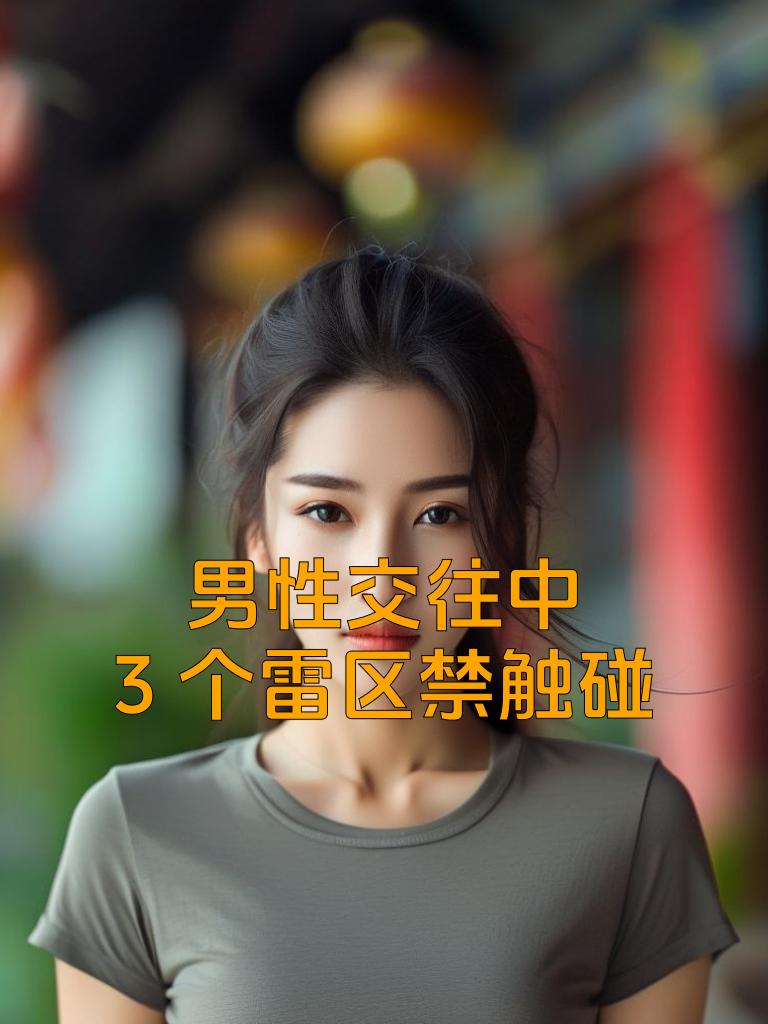 男性交往中，3个雷区禁触碰