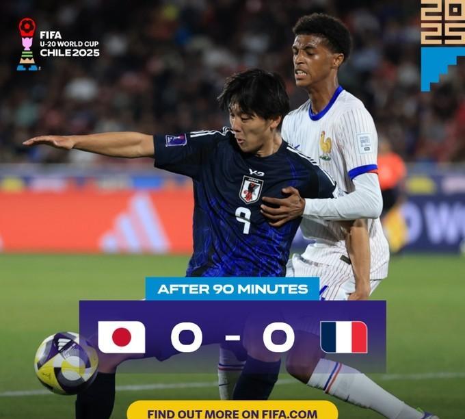 日本U20狂轰法国19脚，射正6次，有效数据是对方2倍！中国国足未来还有没有赶上