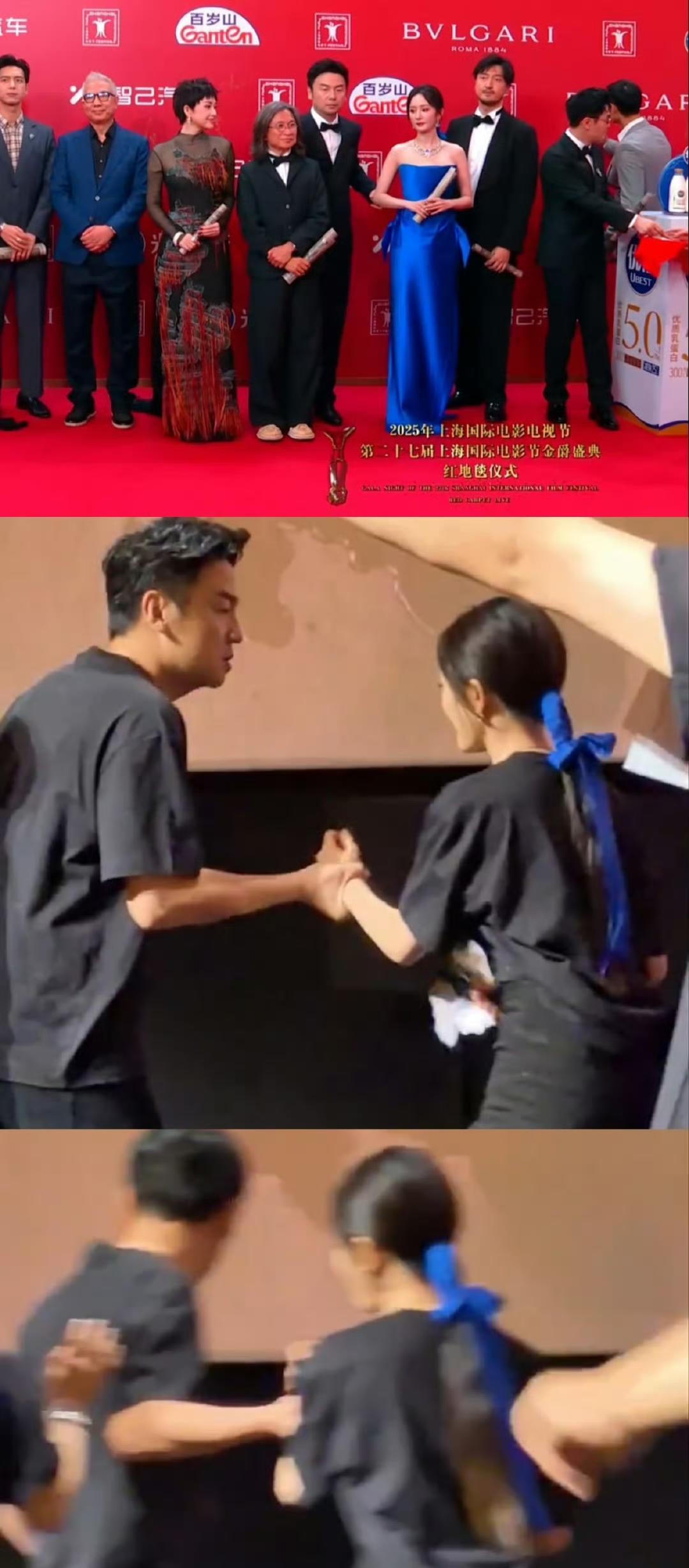 雷佳音杨幂红毯抢人大战笑疯全网！
昨晚这对欢喜冤家直接把红毯变喜剧现场，
雷佳音