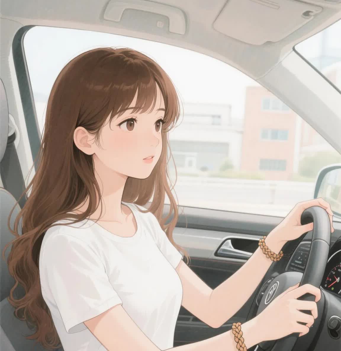 我发现，
女人开车最怕，
不是技术不过关，
也不是不认识路，
而是副驾驶