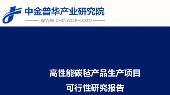 高性能碳毡产品生产项目可行性研究报告
