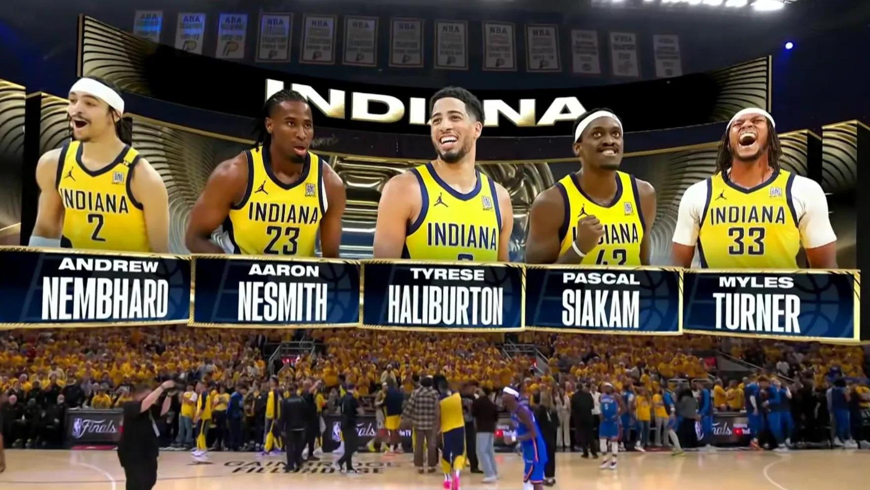 步行者主场迎战雷霆！