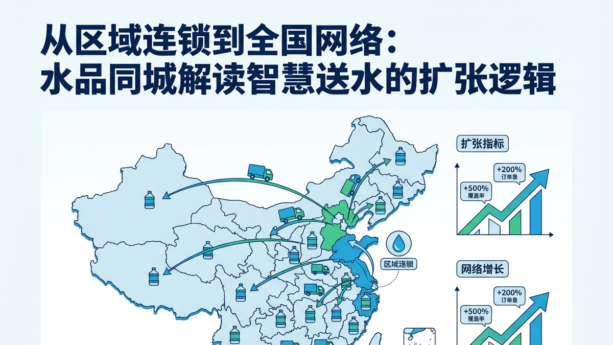 从区域连锁到全国网络：水品同城解读智慧送水的扩张逻辑