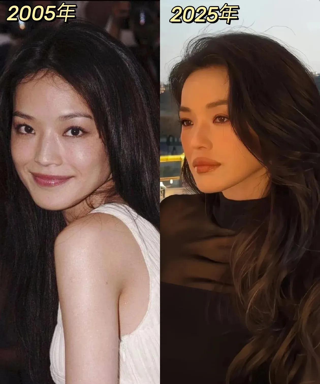 二十年过去，舒淇基本没变老，气质不同而已，她真的太抗老了。#舒淇#