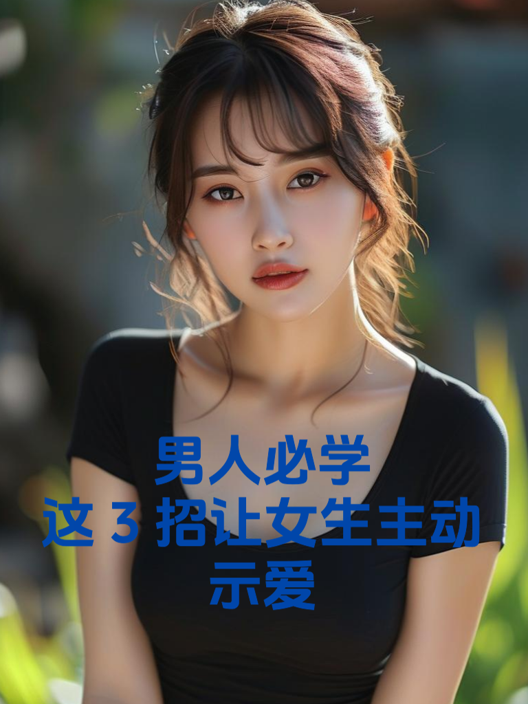男人必学：这3招让女生主动示爱