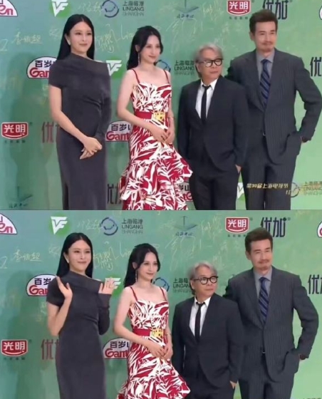 果然，这一次在白玉兰的活动现场，我们看到了优秀的tvb的演员真的是太有惊喜的联动