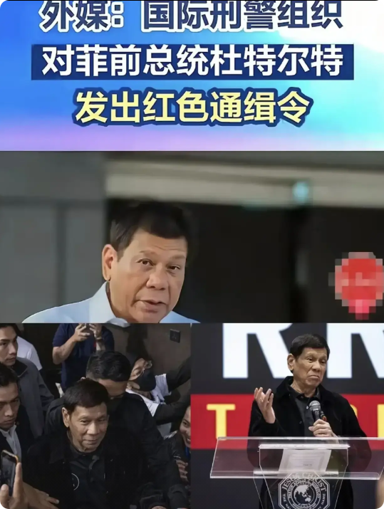 海牙国际军事法庭只敢捏软柿子
   菲律宾前总统杜特尔特刚下飞机就被拘捕，目前已