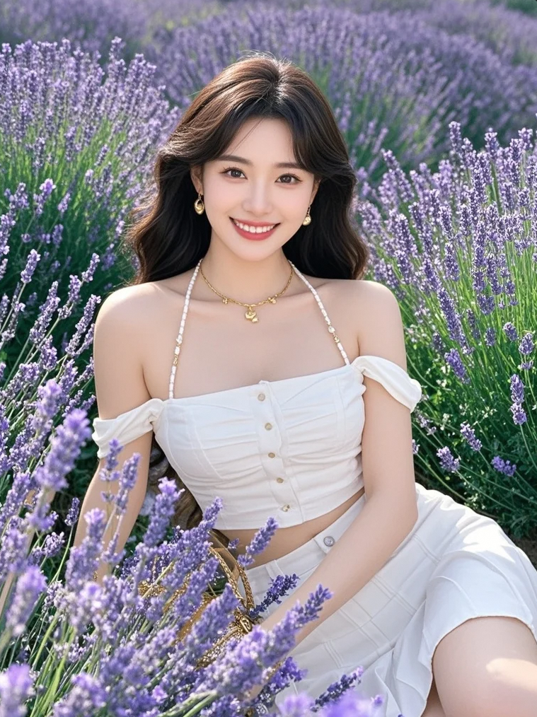 风一吹，整片花田都在替我说：‘我想你了。’