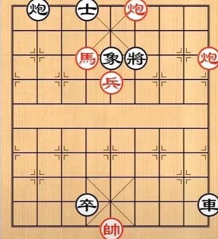 我不知道，为什么小区冠军他说红棋赢，是不是他犯了浑。
黑棋卒卡喉，车叫杀，神仙难
