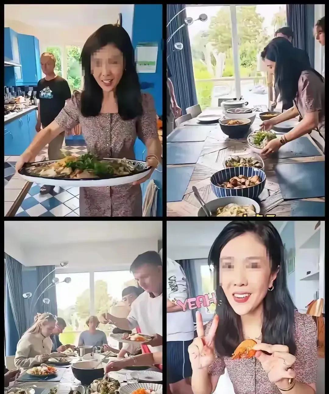 苏芒这次也算是无妄之灾。
只是给法国婆家做一顿饭，没想到会有这么多人高潮。从她过
