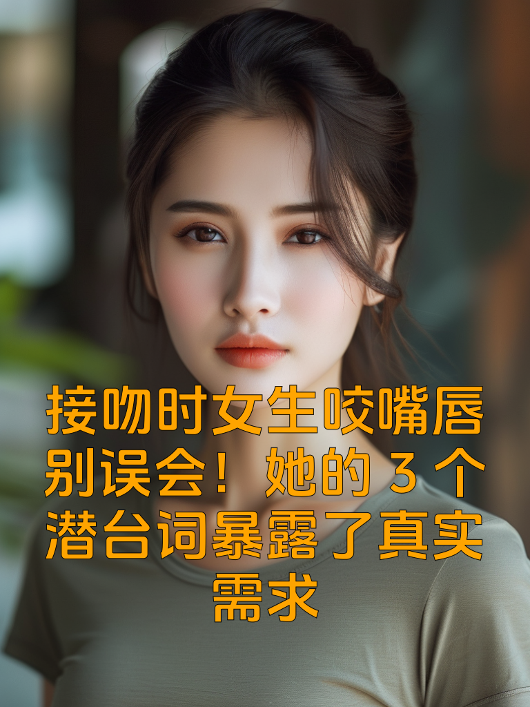 接吻时女生咬嘴唇？别误会！她的3个潜台词暴露了真实需求