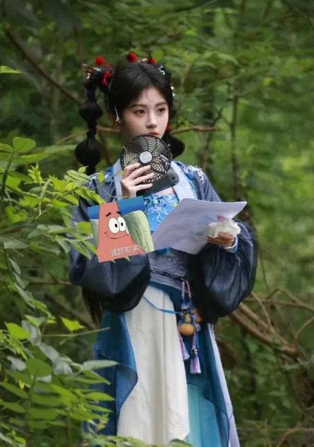 千年大美女鞠婧祎《来战》生图路透