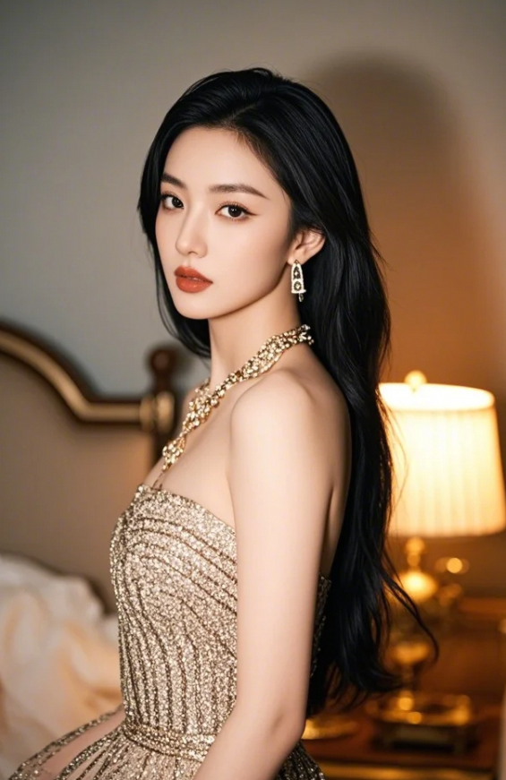 樱唇含露桃花面 回眸一笑百媚生