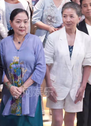 女人可以老，
可以胖，可以丑，
但一定要会穿搭，不信你看迟篷和沈丹萍。

在这样