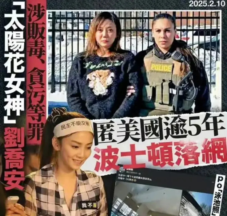 刘乔安遣返判刑或将入狱











刘乔安，曾经的太阳花女神，如今的阶