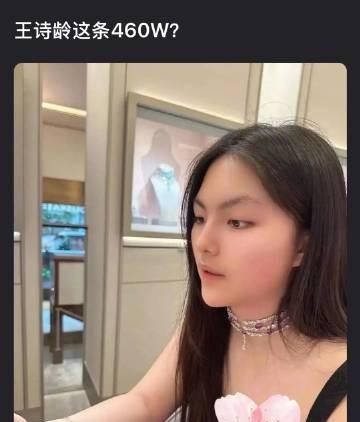 王诗龄一条项链460w，怎么评？