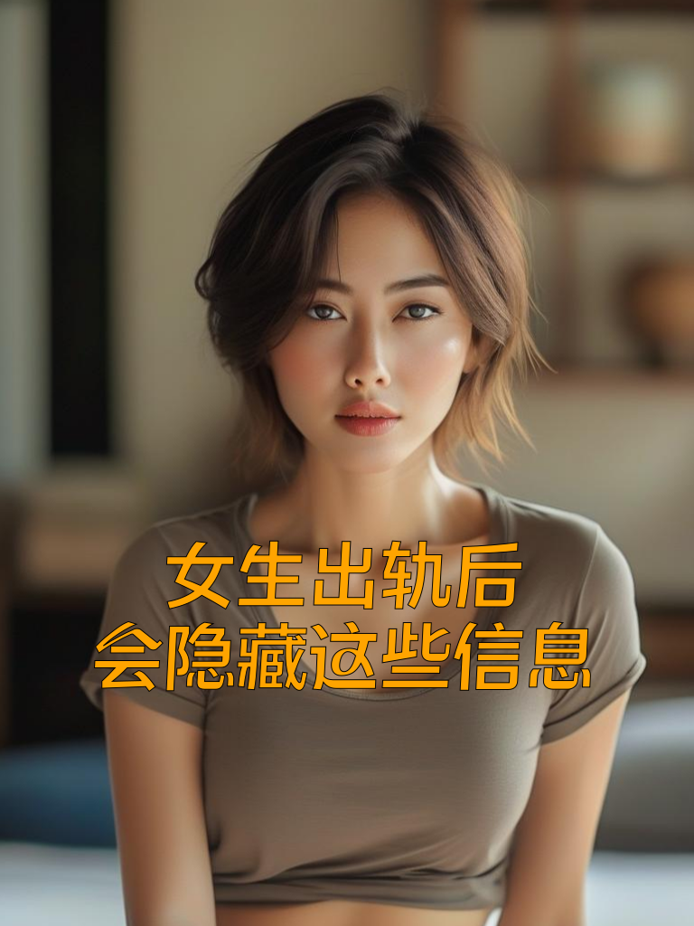 女生出轨后，会隐藏这些信息