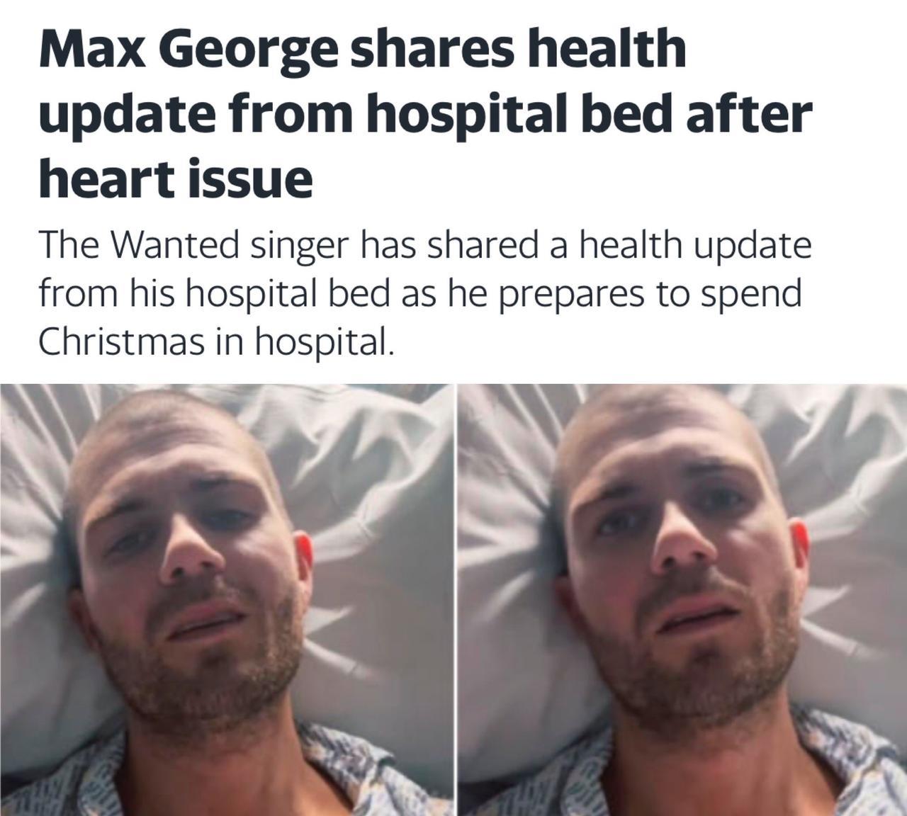 英国男团成员半年内两度入院！Max George是英国流行乐队The Wante