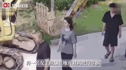 “严查到底！”河南周口，一女子坚持不把房子交给妹夫，于是妹夫将挖掘机开过来准备强