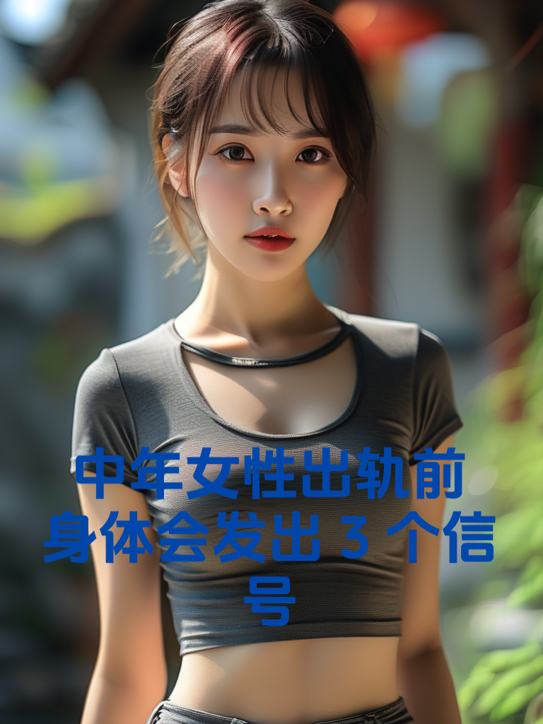 中年女性出轨前，身体会发出3个信号