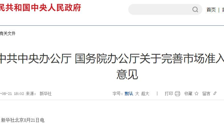 ​打造高标准市场体系：《市场准入十条》的政策解读与实施路径
