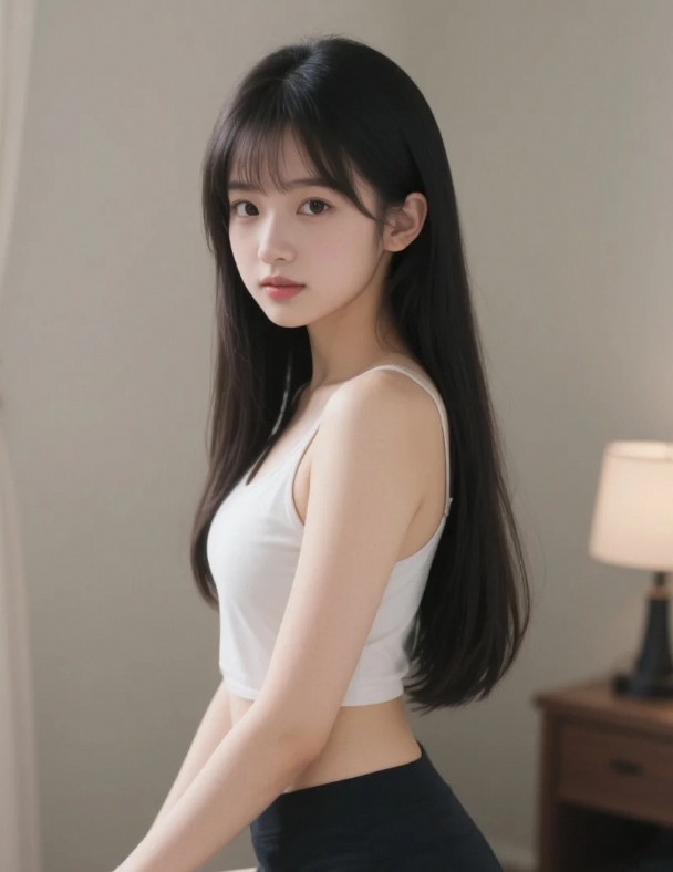 她的眼睛会说话，内容大概是‘你配不上我’。