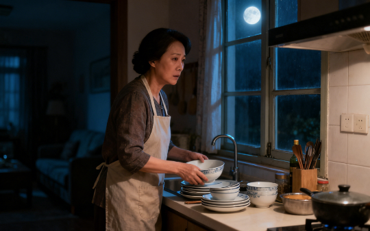 我妈二婚的婚礼上，继兄把我拖进洗手间，我正要大叫，他却捂住我的嘴说：快带你妈赶紧跑，现在就走！