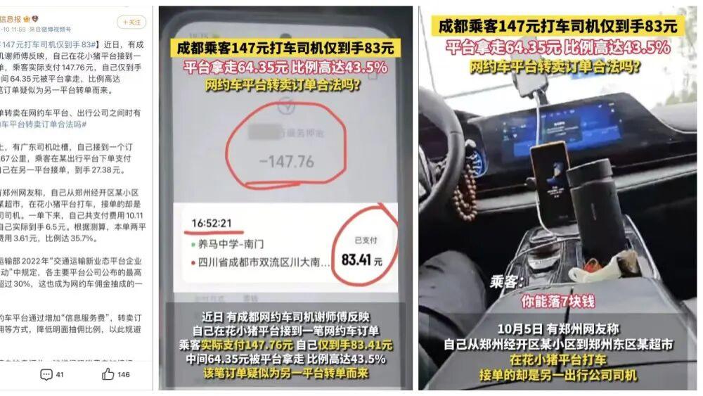 花小猪被曝抽佣高达43.5%，司乘双输背后谁在获利？