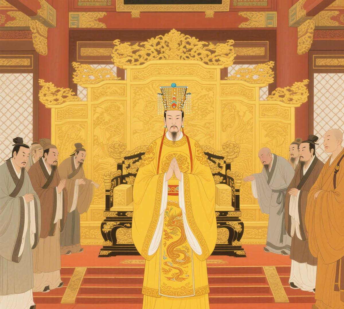 梁武帝疯魔信佛：放着皇位不坐，三次跑寺庙当和尚，大臣花 4 亿赎他回宫
皇帝放着