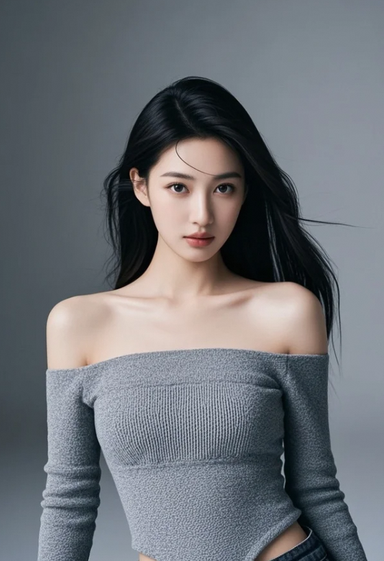 笑颜如花开，眼波流转间摄人心魄