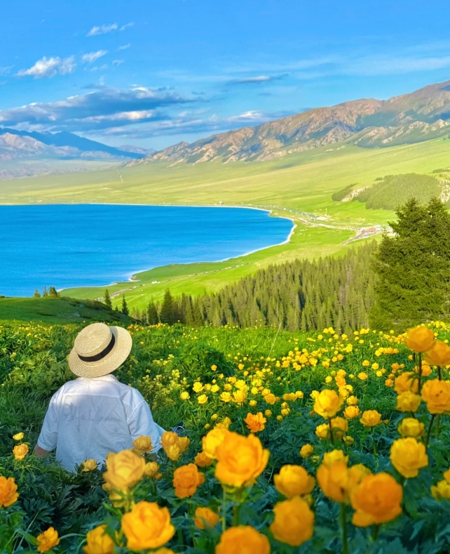 实拍 | 赛里木湖的夏天，美到封神！
