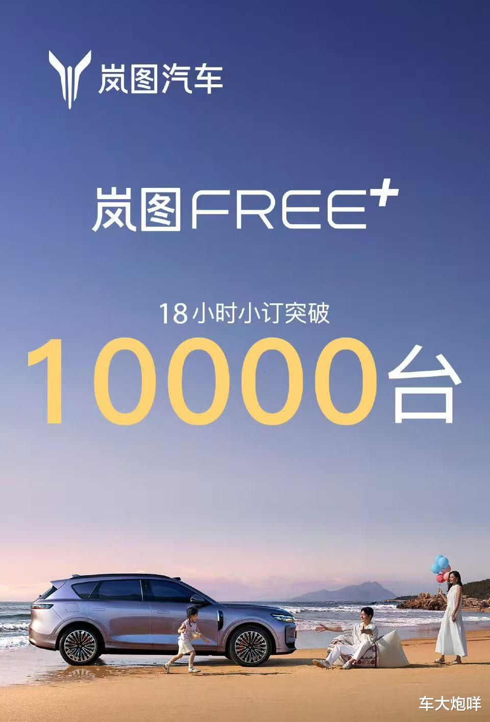 这成绩如何？岚图FREE+预售18小时小订破万，预售价22.
