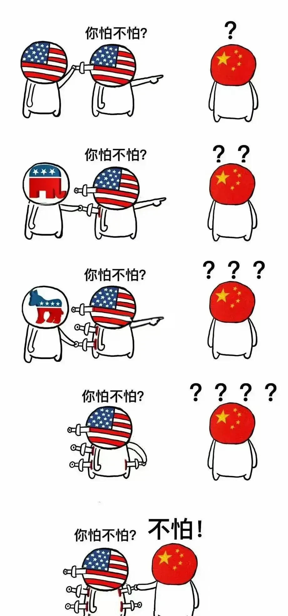 中方回应美国关税战











美国挑起关税战，中国坚决反击，还用打电
