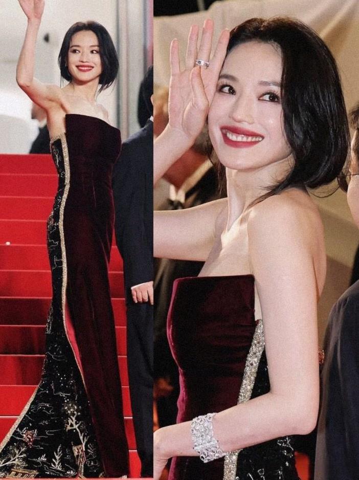韩国全网沸腾了！
不是因为韩国输给孙颖莎，
而是因为舒淇，
舒淇今天亮相戛纳电影