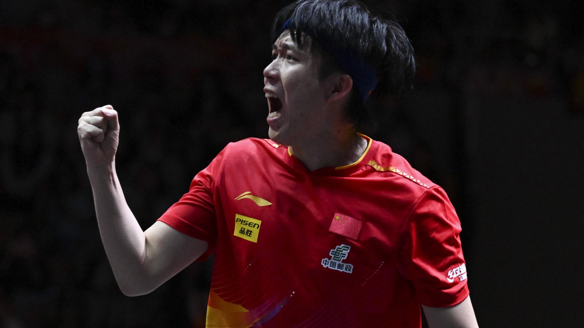 王楚钦绝境逢生，连赢四局逆转比赛，晋级世乒赛八强！