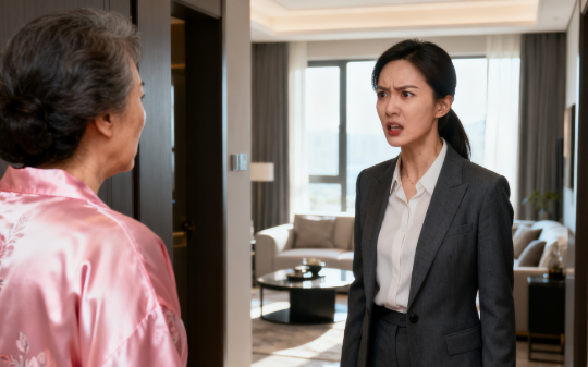 女人仗着救过我妈带女儿到我家成了住家保姆，竟还指着我的鼻子说我没教养！我给她3巴掌：给你脸了！