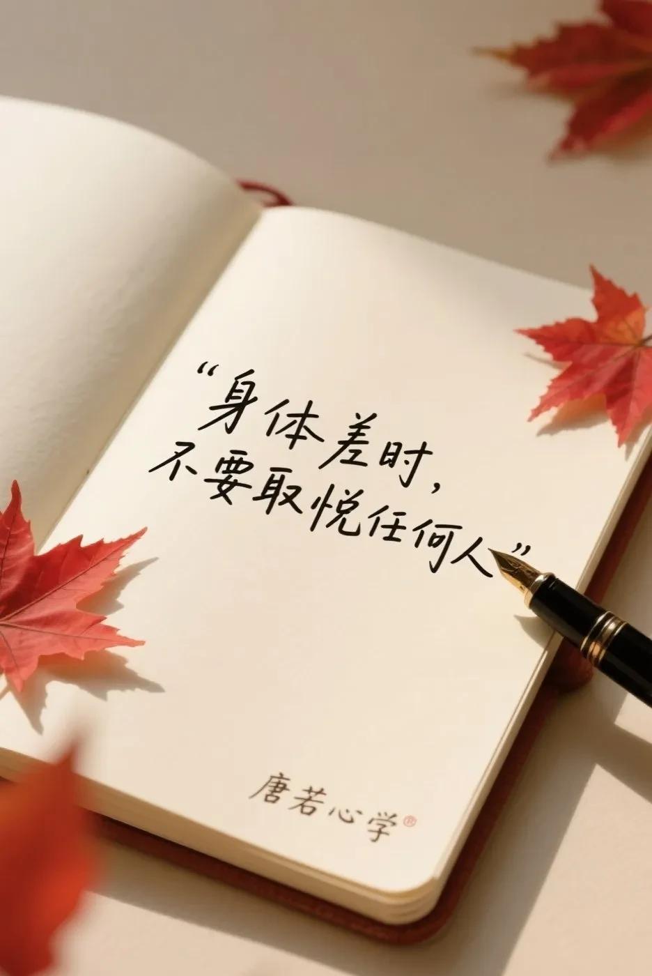 身体差的时候，不要去取悦任何人
提个醒，当自己身体气血本就不足，心力已然憔悴，不