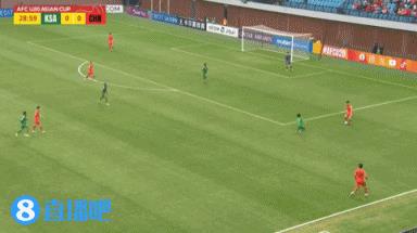 U20亚洲杯，中国男足Vs沙特，王钰栋这单刀球太可惜了！